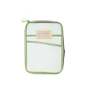 Student L-shaped transparent mesh book bag, three-layer thickened classification file bag, large-capacity homework storage bag, subject bag Item Picture